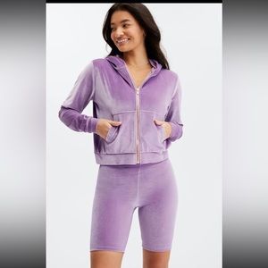 Fabletics Jacket and Biker shorts